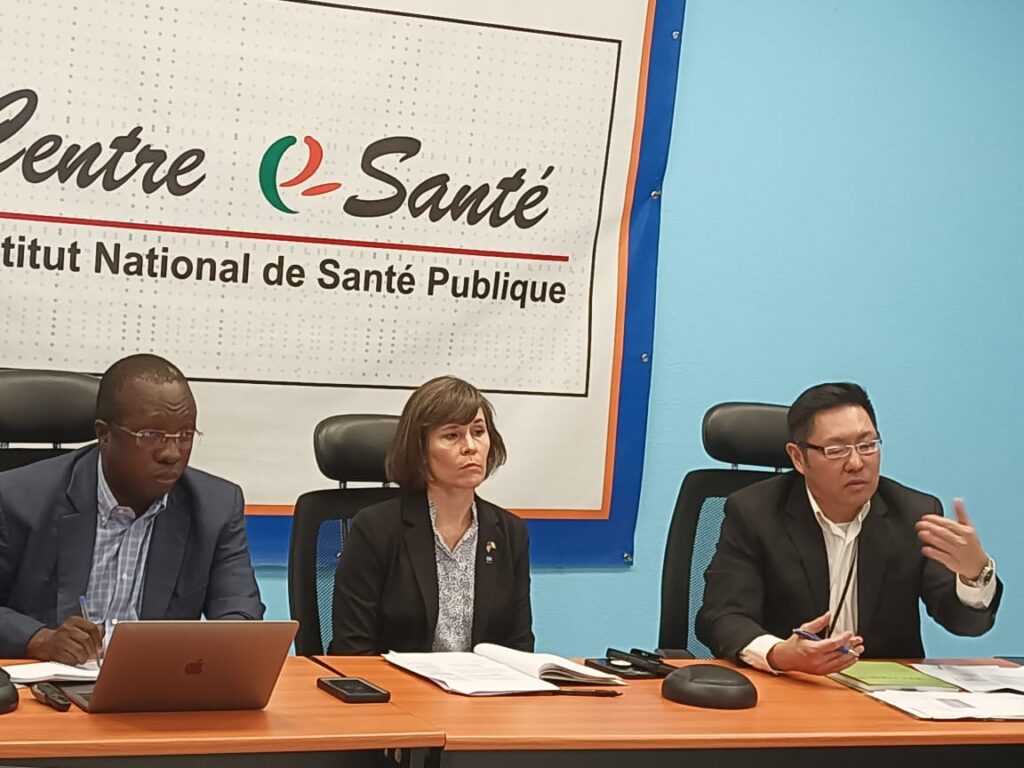 Réunion mensuelle entre l’Institut National De Santé Publique (INSP) de Côte D’Ivoire et le CDC/GSHA